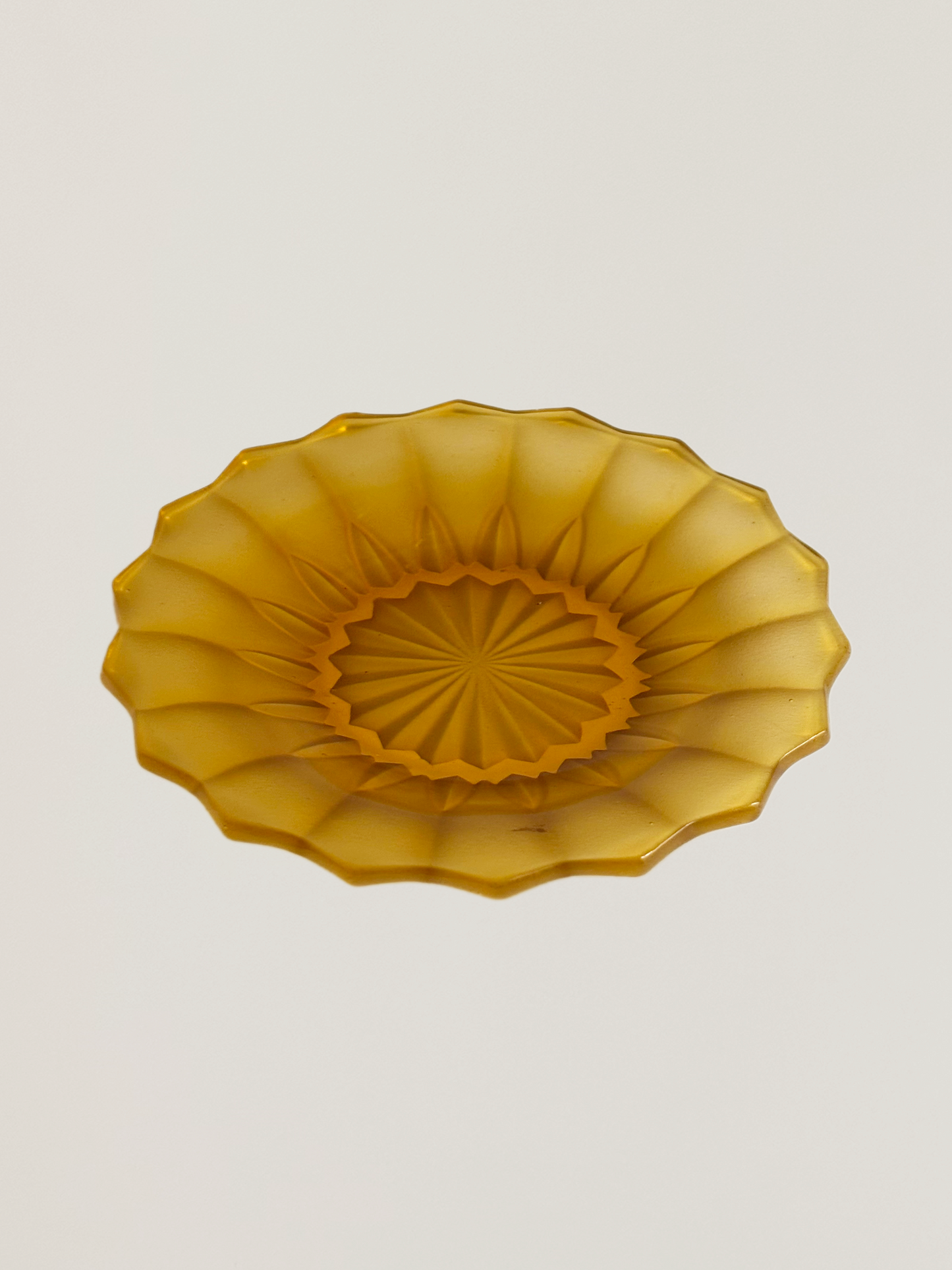 Glass Amber Plate
